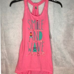 2 Girls swim cover-ups 1 Pink 1 Purple.